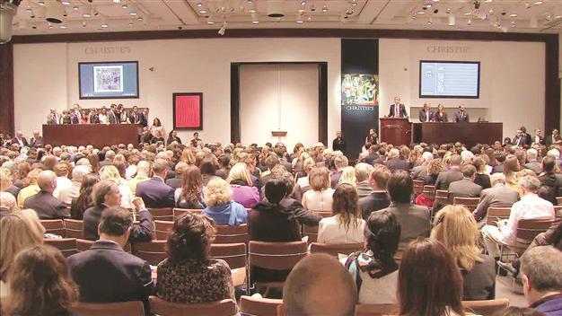 US outbidding China in art auctions