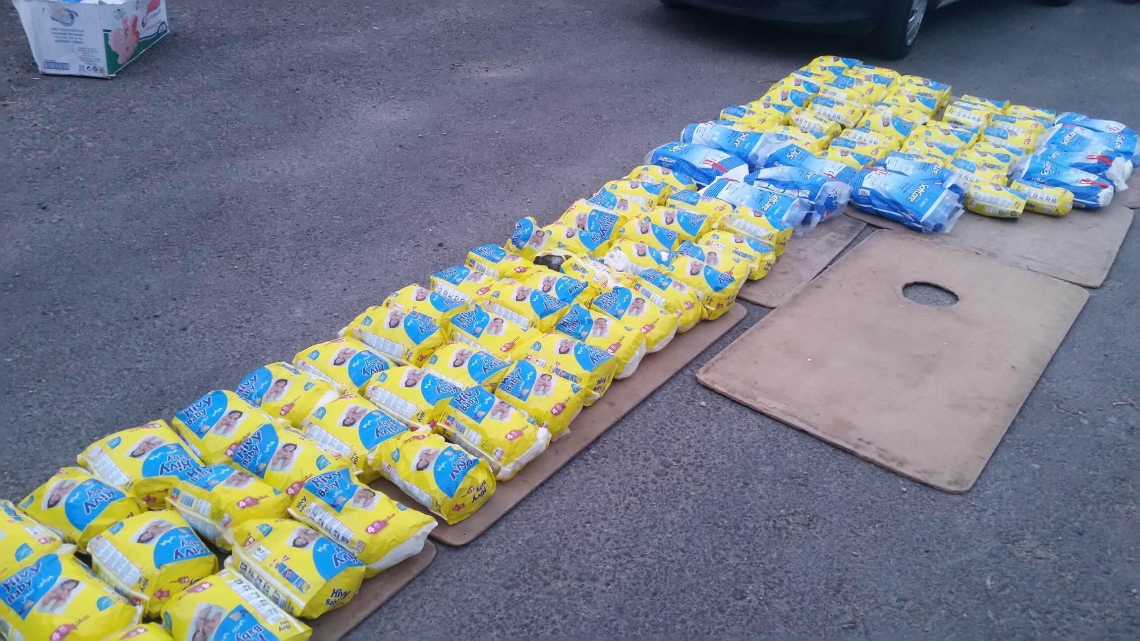 Police confiscate 130 kilograms of cannabis wrapped in diapers