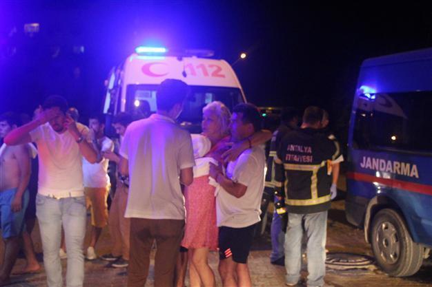 Four tourists hospitalized in hotel fire in southern Turkey