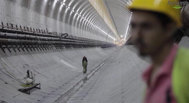Drilling works completed in Istanbul’s Eurasia undersea tunnel