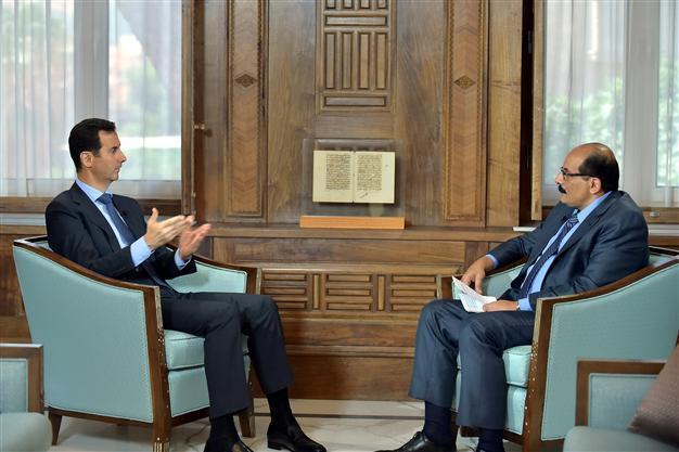 Assad confident of Russian support for Syria regime