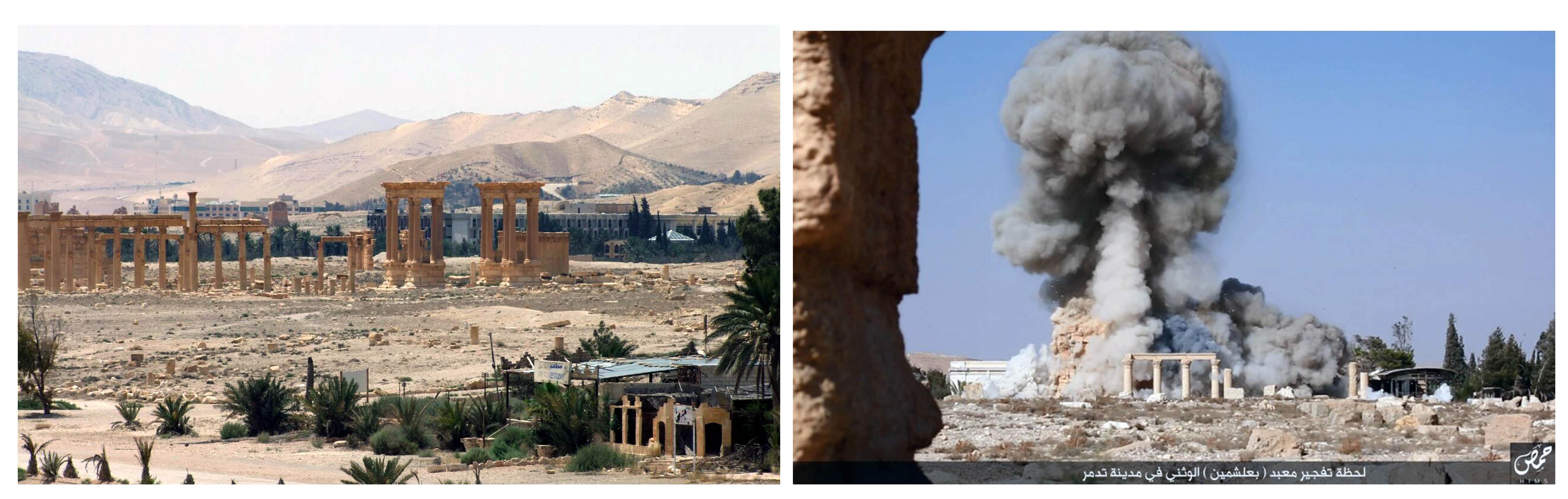 ISIL destroys part of famed Palmyra temple: Monitor, activists