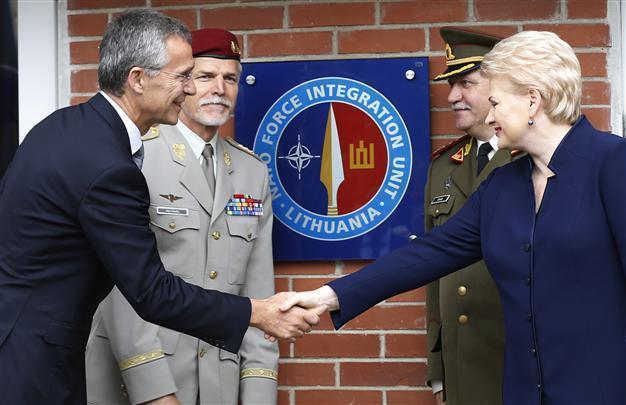 NATO opens military center in Lithuania amid Ukraine crisis