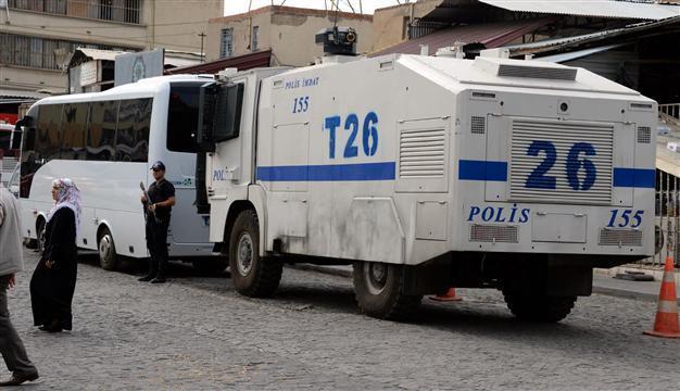 Two police officers die in rocket raid, curfew in Diyarbakır