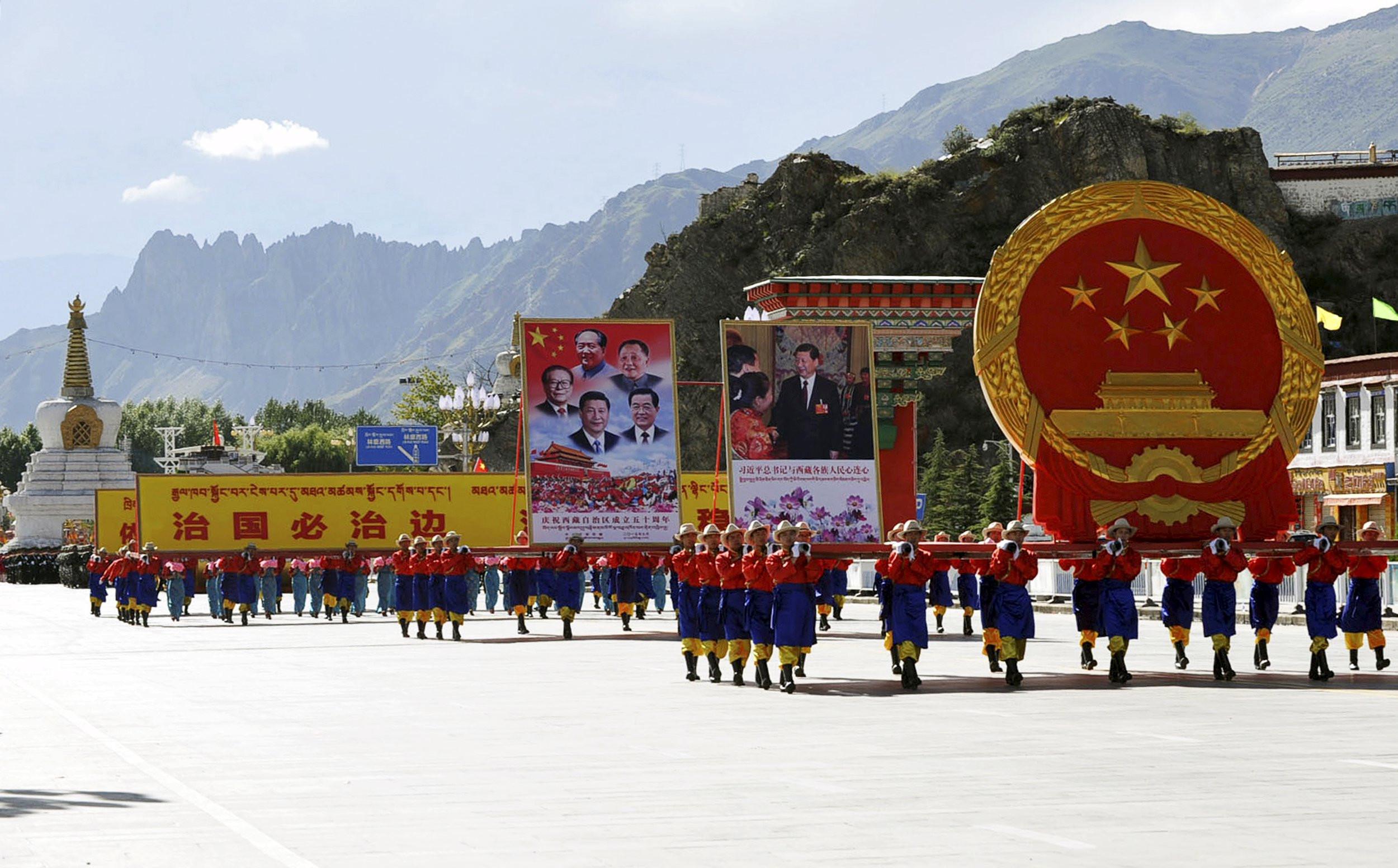 China denounces Dalai Lama at Tibet anniversary