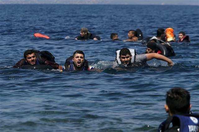Babies and children among 34 dead in Aegean migrant boat sinking