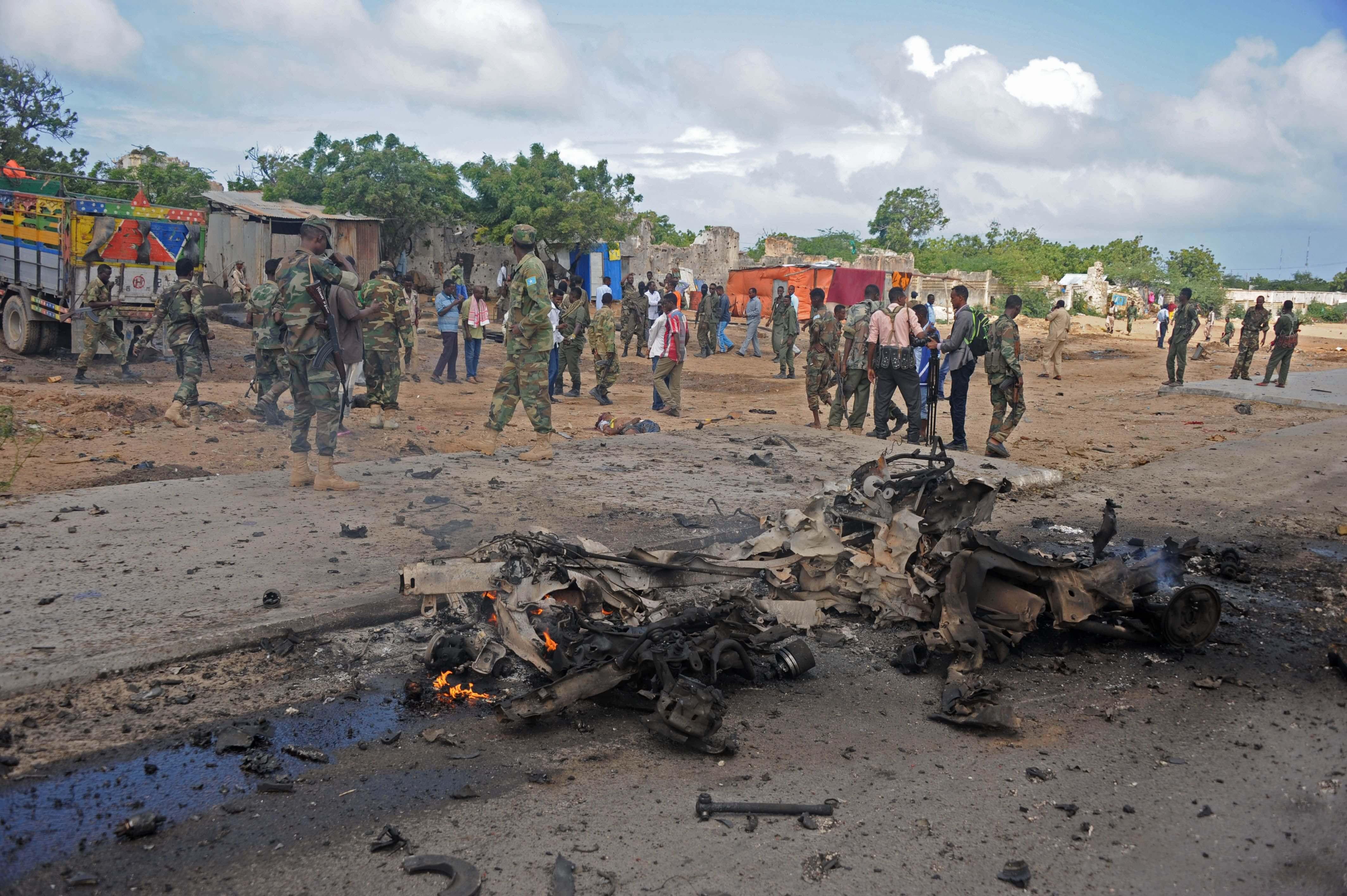 Car bomb targeting UAE officials kills 3 Somali soldiers in Mogadishu