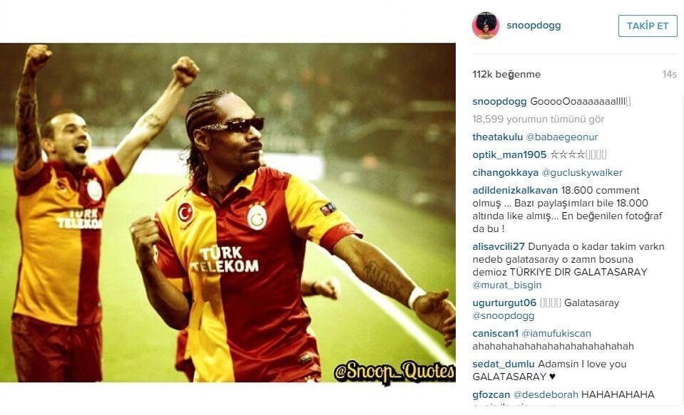 Snoop Dogg dons Galatasaray jersey, triggering social media frenzy in Turkey