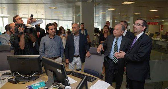 US Ambassador John Bass underlines importance of press freedom while visiting Hürriyet