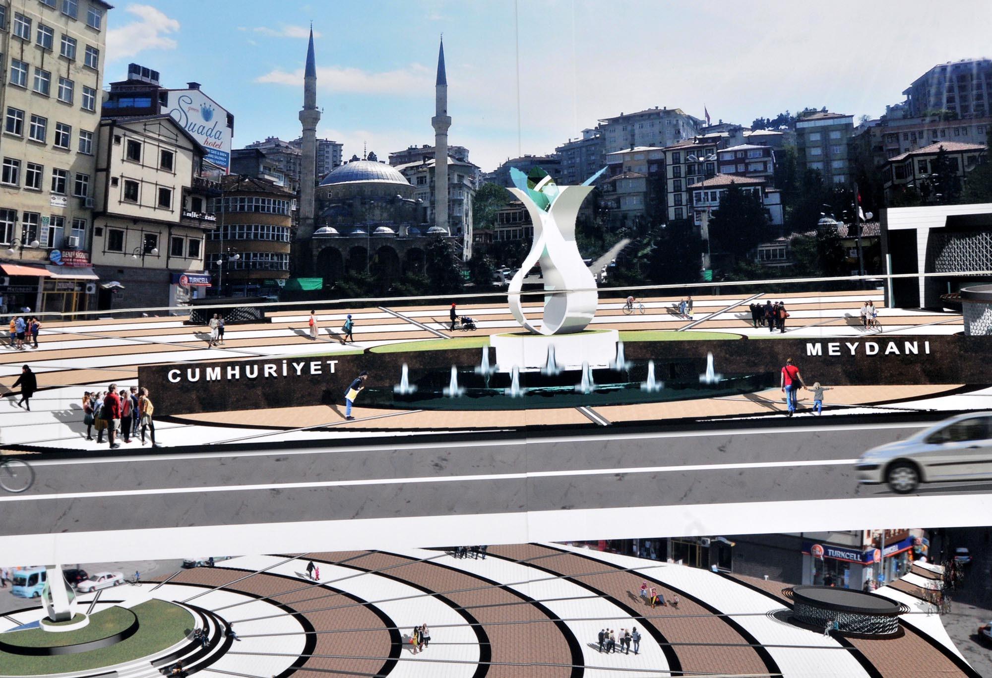 Plan to replace Atatürk statue with tea glass figure sparks debate in Turkey’s north