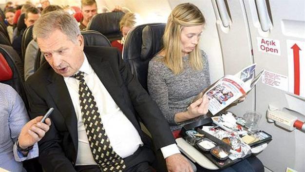 Finnish president arrives in Turkey on scheduled flight