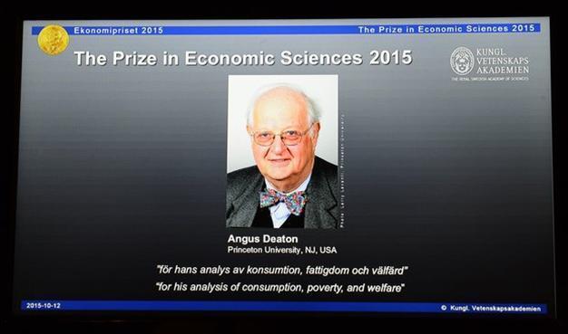 Angus Deaton wins 2015 Nobel Prize for Economics