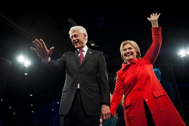 Bill Clinton rallies for wife