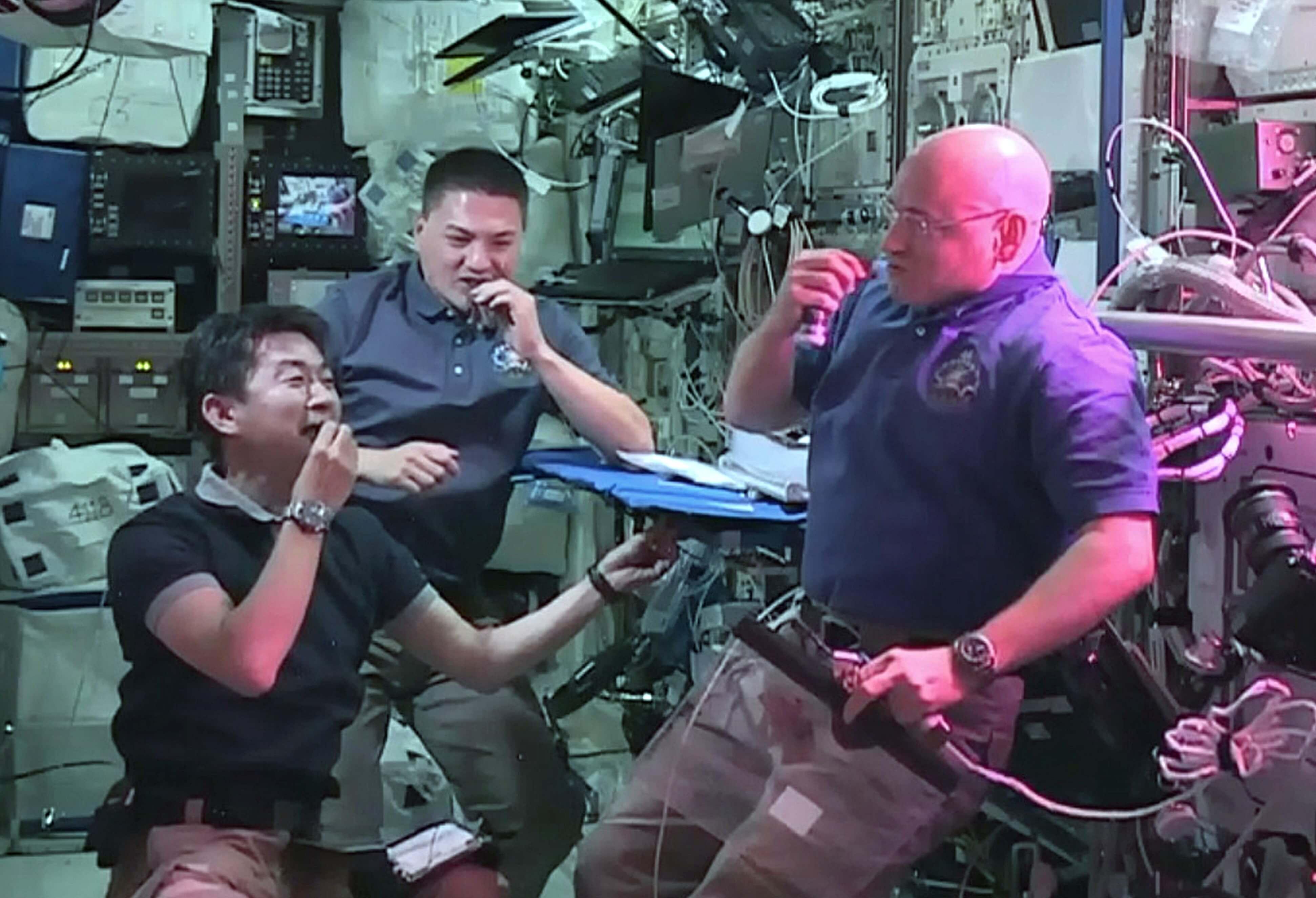 First bite of space-grown lettuce is awesome