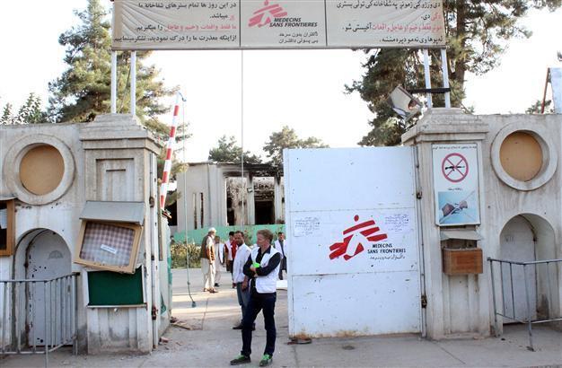 Pentagon says US military personnel rammed gate of MSF hospital