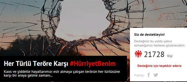 Hürriyet launches online campaign against ‘all kinds of terror’