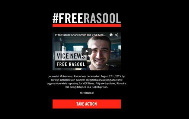 VICE blacks out websites in #FreeRasool campaign
