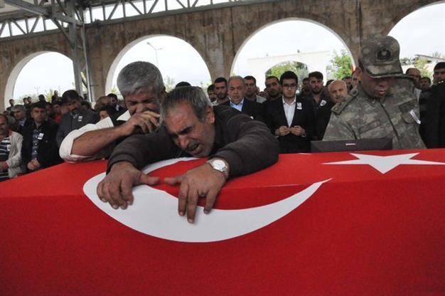 Soldier killed by lightning in Turkey’s southeast laid to rest