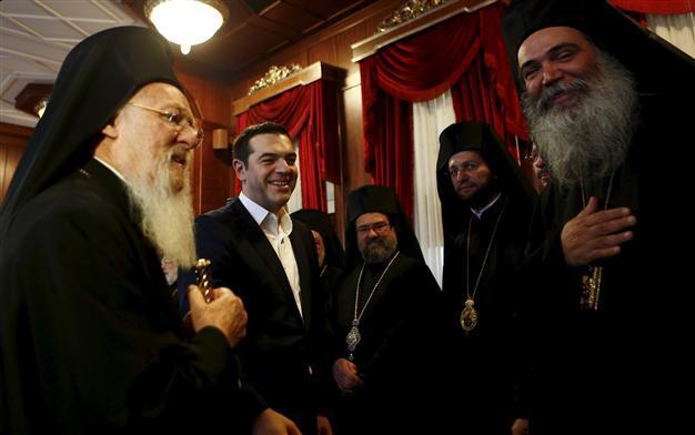 Tsipras visits Istanbul Patriarchate for first time as Greek PM