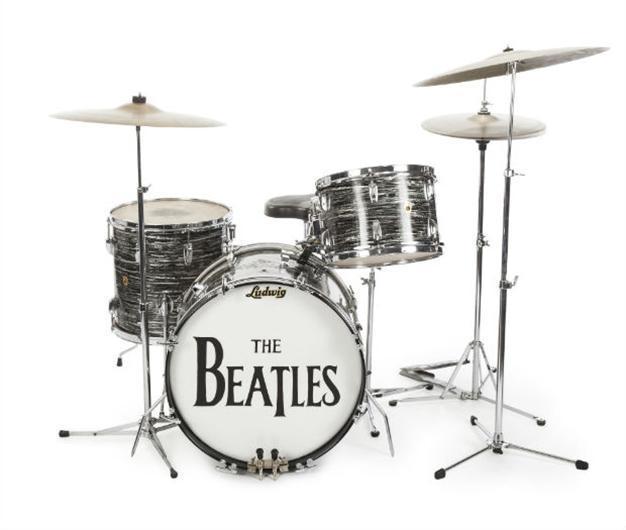 Drum kit Ringo Starr used in Beatles hits sells for $2.2M