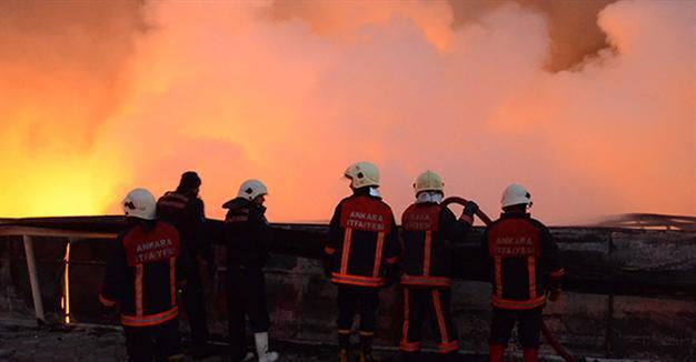 250 stores in Ankara’s Ottoman Public Bazaar burn down