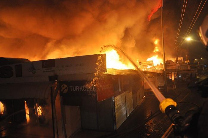250 stores in Ankara’s Ottoman Public Bazaar burn down