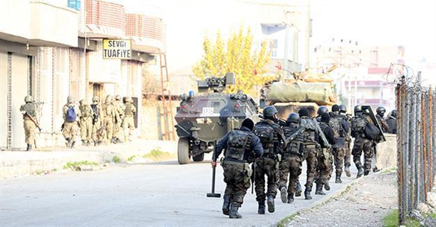 Tons of munitions seized by Turkish security forces during operations in southeast