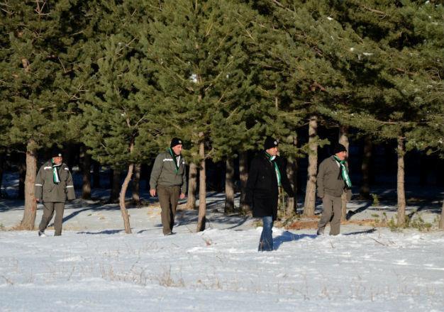 Rangers in eastern Turkey try to prevent New Year’s Day tree-cuttings