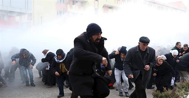 Police disperse protesters in Turkey’s east, deputy injured