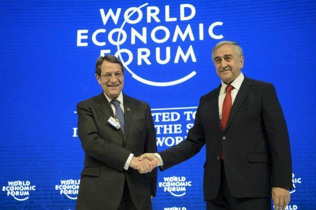 Cyprus leaders at Davos say peace deal possible in 2016
