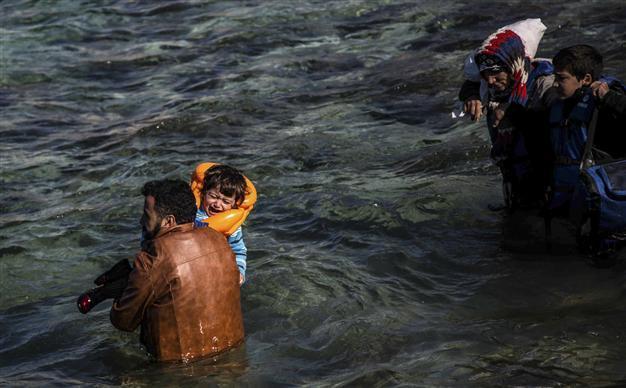 3-year-old refugee drowns near Greek island after engine explodes