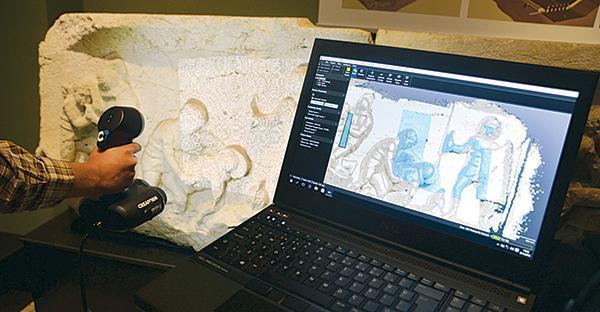 Archaeology makes use of laser technology