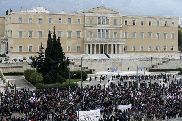 National strike over pension reforms paralyses parts of Greece