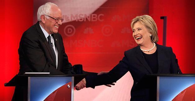 Clinton goes on the attack against surging Sanders