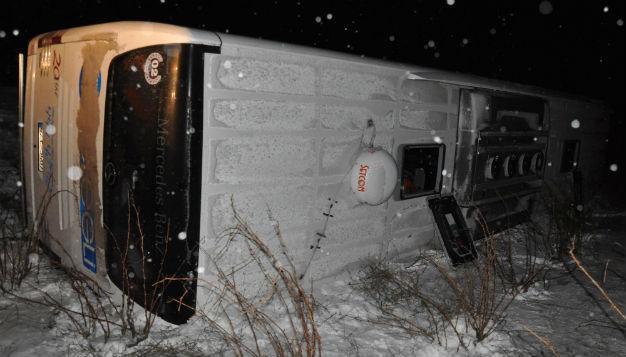 At least 69 injured in bus crashes in central Turkey