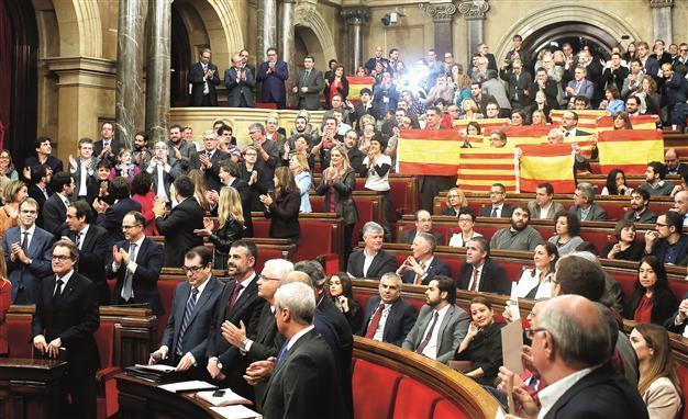Catalan lawmakers approve plan for secession from Spain