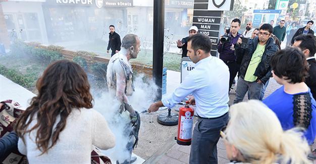 Man dies after setting himself on fire in protest at unemployment