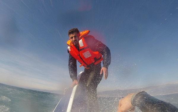 Turkey Coast Guard saves lone Syrian refugee stranded on sinking boat