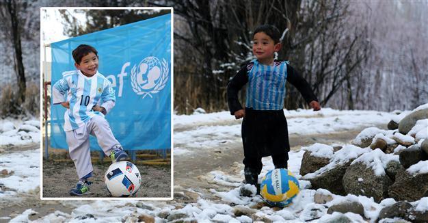 Messi sends autographed jerseys to his little Afghan fan
