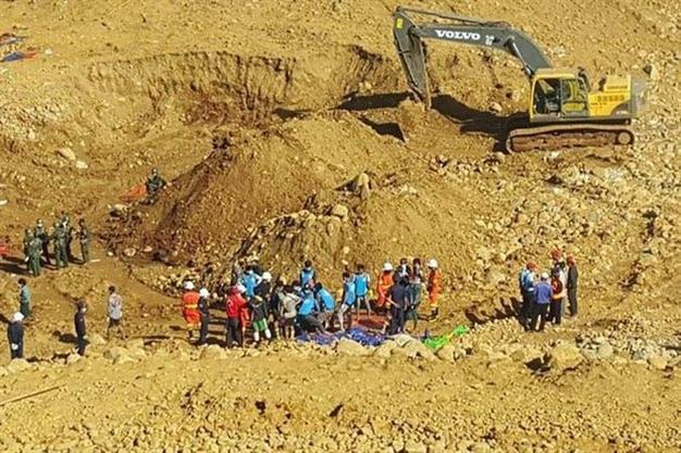 At least 113 bodies pulled from mine landslide in Myanmar