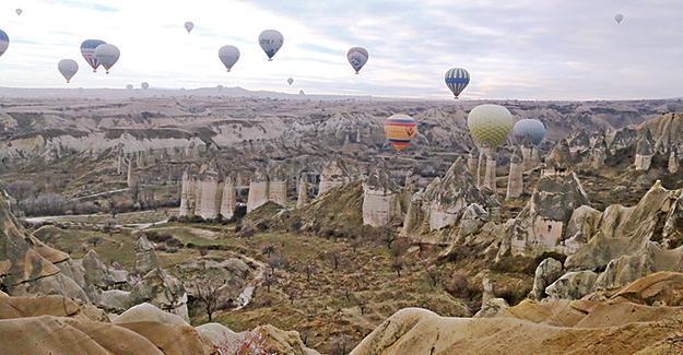 Half a million people flew in Cappadocia balloons in 2015