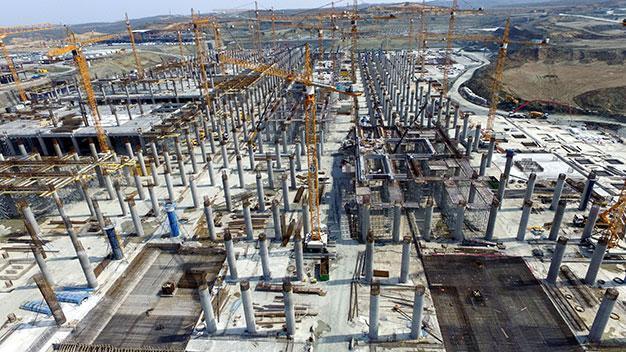 More than 13,000 from 16 countries working at Istanbul’s new airport jobsite
