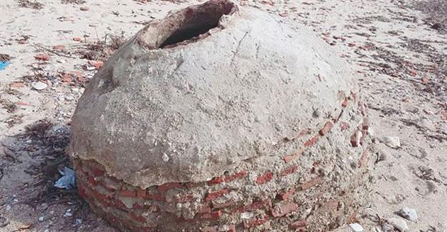 Historic castle destroyed by sea and treasure hunters in Turkeys west