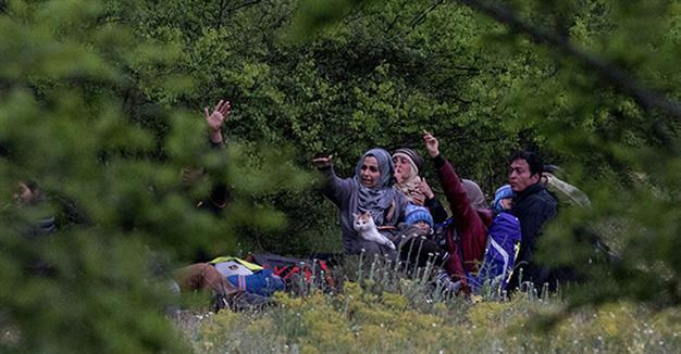 Dozens of migrants break through Macedonian border: AFP