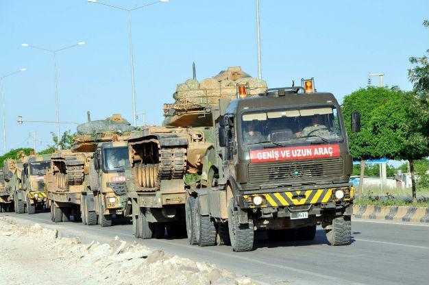 Number of tanks increased across Syrian border against ISIL