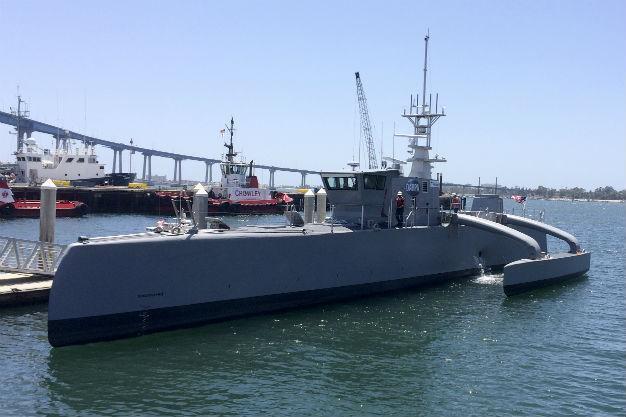 Move over drones, driverless cars: Unmanned ship up next