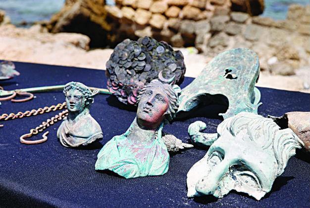 Ancient marine cargo in Mediterranean