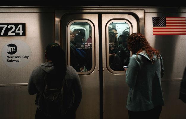New York subway on the brink