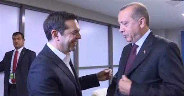 ‘Where is your tie’ President Erdoğan asks Tsipras