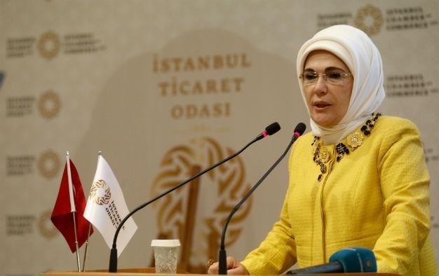 Turkey’s first lady calls for workforce gender equality